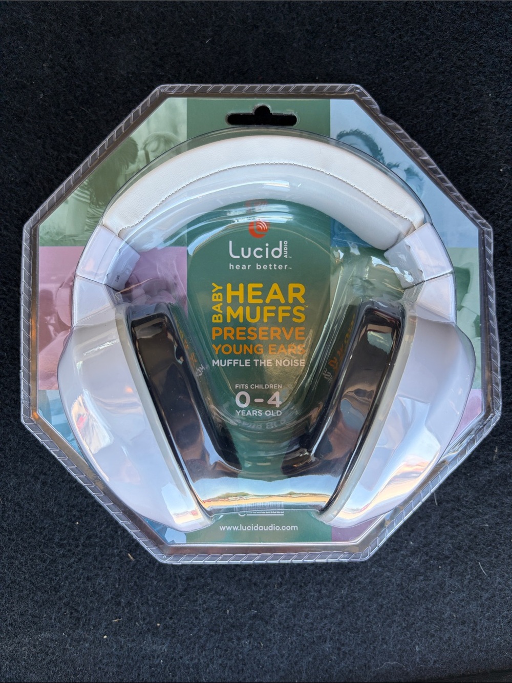 Lucid AUDIO Baby Hear Muffs O-4 Years Old. Preserves Young EARS NEW/NWT